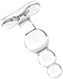 Blown Beaded Anal Plug And Water Based Lube (1Oz) - Image 2