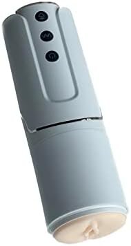 Male Masturbator Hands Free Automatic Realistic Pocket Pussy With 10 Powerful Thrusting & Rotating Modes-Hands Free Adjustable Harness For Ultimate Pleasure. Adult Sex Toy For Men.