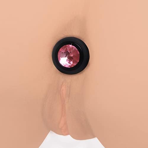 Booty Sparks 28X Vibrating Silicone Pink Gem Anal Plug - Small (Ag965-Small) - Image 2
