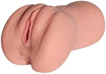 Male Masturbators With Double Tunnel Pocket Pussy For Men - Realistic Textured Vagina & Small Tight Anus Stroker Sex Toys