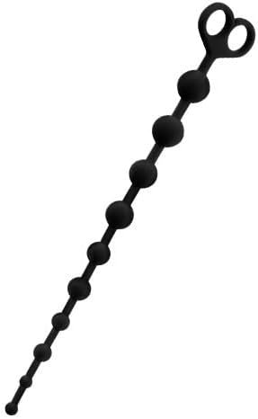 Sex Toys Anal Bead For Adult Silicone Sexy Tools Penile Dilator Stimulation Stick For Men (Black) - Image 3