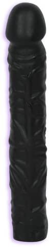 Doc Johnson Classic - 10 Inch Dong (9.8 In. Long And 1.7 In. Wide) - Made Of Body-Safe Pvc - Dildo - Black