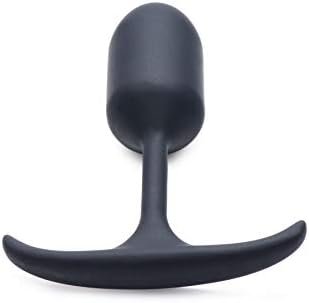 Lynx Silicone Weighted Anal Plug - Small Black