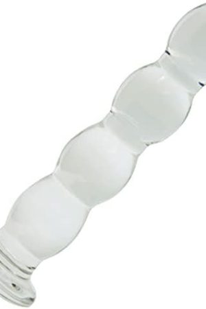 Beaded Glass Dildo - Great For G-Spot Or P-Spot Stimulation!