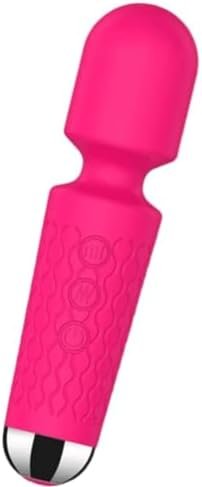 Vibrator Wand Adult Sex Toys,Clitoral Tits Stimulator,Anal Clit Bullet Vibrator With 8 Powerful Vibrations,Dildos Couples Sex Machine(Pink)
