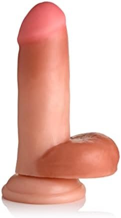 Lynx 6 Inch Dildo With Balls - Light