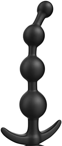 Anal Beads Butt Plug Prostate Massager Sex Toy With Narrow Flared Base And Graduated Beads For Comfortable Long Term Wear Sex Toy For Men Women Tjijp