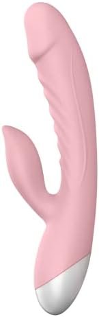 Luv Inc G-Spot Rabbit Vibrator Clitoris Stimulator - Silicone Vaginal Anal Dildo Massager For Women Masturbation, Powerful Waterproof Rechargeable Adult Sex Toys For Couples Sex Toys (Pink)