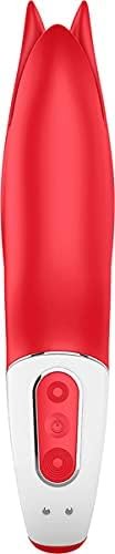 Satisfyer Power Flower Vibrator - G-Spot And Clitoris Stimulator, Vibrating Dildo, Fluttering Petals, 12 Vibration Programs, Retaining Ring - Soft Silicone, Waterproof, Rechargeable - Image 2