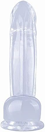 Realistic Transparent Dildo, 8.6 Inch Dual-Density Silicone Huge Penis Strong Suction Cup For Hands-Free Play, Flexible Cock G-Spot Stimulation Female Vagina Anal Sex Toys - Image 2