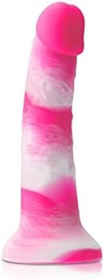 Ns Novelties Colours Pleasures 8 Inches Yum Yum Dildo - Pink