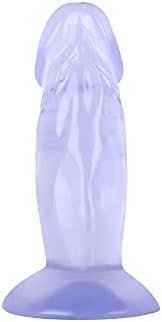 Small Anal Dildo,4.3In Soft Anal Plug & Realistic G-Spot Dildo Adult Butt Plug Sex Toys For Men,Women,Training,Beginner And Couple,Multifunctional Sex Toy Games(Blue) - Image 3