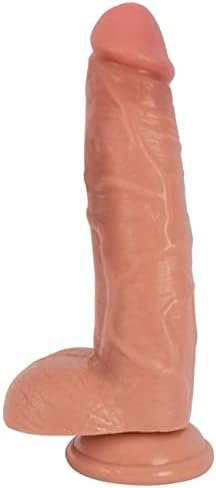 Lynx 10 Inch Super Realistic Dual Density Dong With Balls - Light
