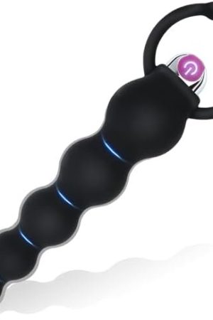 Vibrating Anal Beads Butt Plug—Adult Toys Anal Beads Sex Toys For Men And Women, Prostate Massager G-Spot Vibrator, Anal Vibrators With 10 Vibration Modes