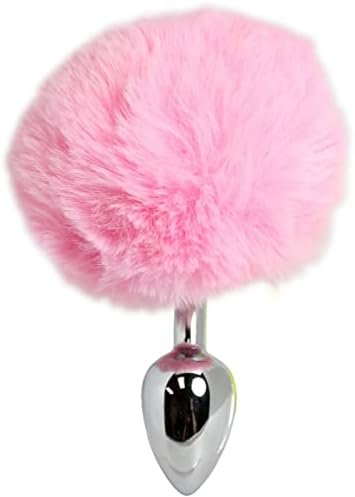 Sexy Bunny Tail Anal Plug One Size Pink - Image 2