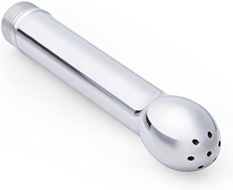 Hokplite Intimate Shower Orchid - Vaginal And Anal Douche Attachment - 2X Pressure Regulators, 7 Jet Streams - Stainless Steel Cleaning Tool - Autoclavable, Dishwasher-Safe - Made In Germany