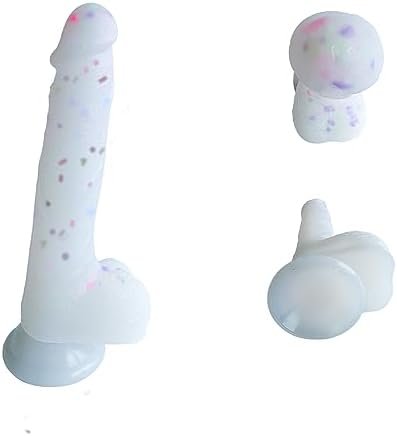 Igugutoy Dildo Realistic Clear Silicone Suction Cup โIce Boyโ Women Sex Toy, Adults Sex Toy For Women/Men/Gay
