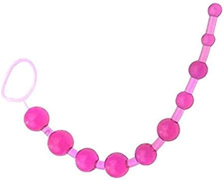 Butt Plug Anal 10 Beads With Pull Ring Adult Sex Toy Plug Massager Anal Chain Trainer Sex Toy For Beginners Silicone Beads For Beginer