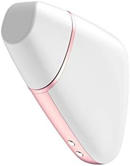Satisfyer Love Triangle Air-Pulse Clitoris Stimulating Vibrator With App Control - Clitoral Sucking Pressure-Waves + Vibration, Compatible With Satisfyer App, Waterproof, Rechargeable (Black)
