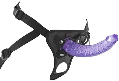 Harness & Strap-On Set, Wearable Sex Strap-On With 7.87 Inches Jelly Dildo, Adult Sex Toys For Female Masturbation And Lesbian