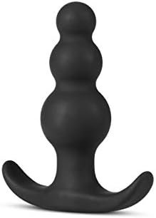 Blush Anal Adventures Platinum Beaded Silicone Butt Plug - Flared Base For Safety Comfort & Wearability - Designed For Anal & Prostate Play - Increased Bead Sizes - Ultrasilk Smooth Sex Toy For Adults - Image 3