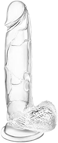 Realistic Dildos,8.9 Inch, Body-Safe Material Lifelike Huge Penis With Strong Suction Cup For Hands-Free Play For Women Or Men