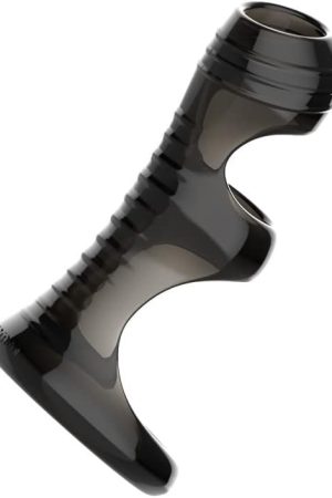 Reusable Penis Men'S Anti-Shedding Sex Tool For Man Resistance Cover Funny Adult Toys Prepuce Blocking Ring Penis Cover Sperm Ring Cock Ring (B)