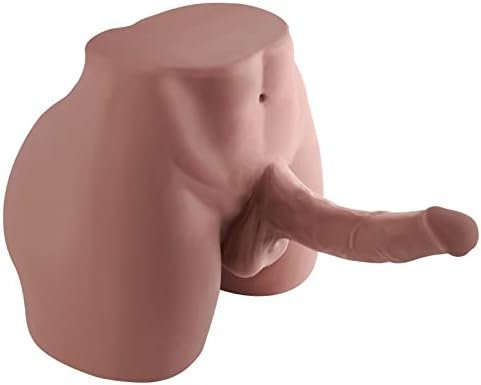 17.6Lbs Heavy Dildo Sex Doll - Male Torso Love Doll With Realistic Penis & Tight Anal For Women / Men Couple Masturbation Toys, Light Brown