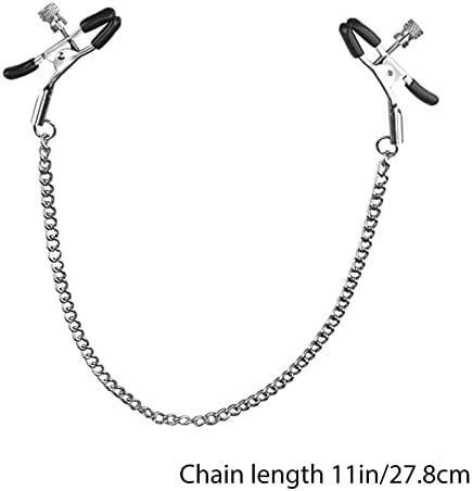 Nipple Clips Clamps For Women/Men Adjustable Nipple Entrainment Metal Chain Non Pierced Nipple Ring Jewelry For Couple Flirting - Image 2