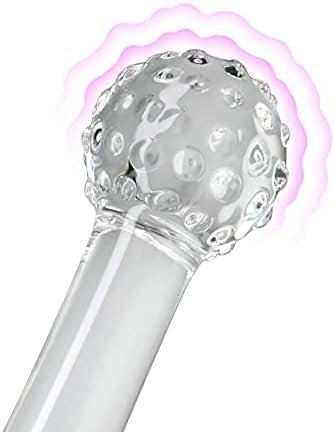 Glass Dildo Pleasure Wand Transparent Double Ended Butt Plug Vaginal Anal Prostate Massager Masturbation Sex Toy For Men Women And Couple (M) - Image 3