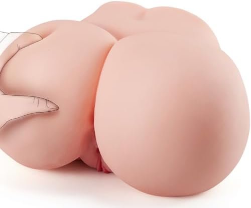 11Lb Realistic Male Masturbator With Virgin Vagina And Anal, Life-Sized Pussy Ass Masturbator Sex Toys For Men Masturbation, Realistic Stroker With 2 Hole For Man Orgasm (Vanilla)