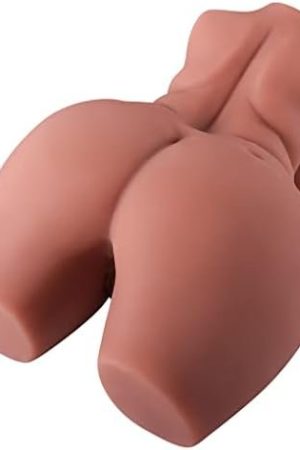 8.6 Lb Realistic Sex Doll Torso Male Masturbator With 3D Texture Vagina And Tight Anus, 3 In 1 Adult Sex Toy With Big Boobs, For Vagina, Breast, Anal Sex Toys，Wheat Color
