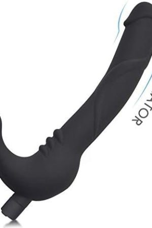 Vibrating Strapless Strap On Dildo Vibrator Silicone Usb Rechargeable Female Clitoris Stimulate G-Spot Massager Adult Sex Toys For Lesbian And Women