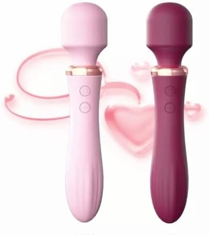 Lilo Hot Venus Wand Heated Double Heads Dildo Vibrator 10 Modes Adult Vibrator For Women Sex Toys Pink