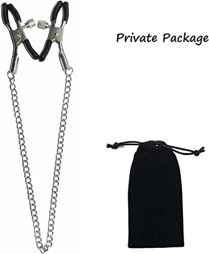 New 9188 Nipple Clips Clamps For Women/Men Adjustable Pressure Breast Clamps Stainless Steel Non Piercing Nipple Rings Decorative Clip For Pleasure Toys Nipple (Zr4) - Image 3