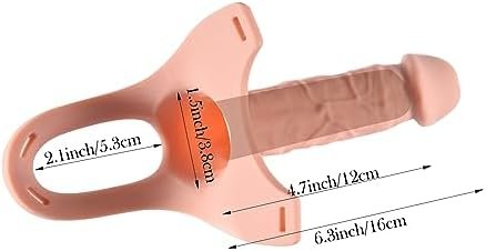 Adjustable Hollow Strap-On Harness Extender Bigger Penis Dildo Sleeve Cock Cover Penis Extension Increase The Size And Strength Adult Sex Toy For Man - Image 2