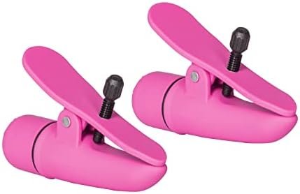 Calexotics Nipplettes Vibrating Nipple Clamps, Purple - Image 3