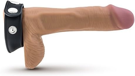 Blush Performance - Puria Silicone 3 Snap Classic Adjustable Cock Ring Strap - Rugged Stainless Steel Nickel Free Hardware - Universal Fit - Male Penis Enhancing Sex Toy For Men - Black - Image 3