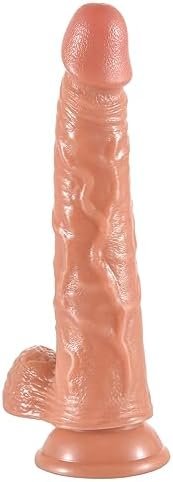 Realistic Dildo Vibrator With Strong Suction Cup,10 Vibrating Speeds Consolador For Clitoral G-Spot Stimulation Adult Sex Toy Electric Massager Compatible With Strap On Harness - Image 3