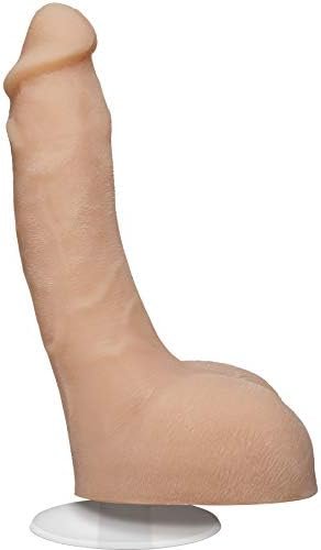 Doc Johnson Signature Series - Lulu Of Leolulu - 8 Inch Realistic Ultraskyn Dildo With Removable Vac-U-Lock Suction Cup - F-Machine & Harness Compatible, For Adults Only, Vanilla