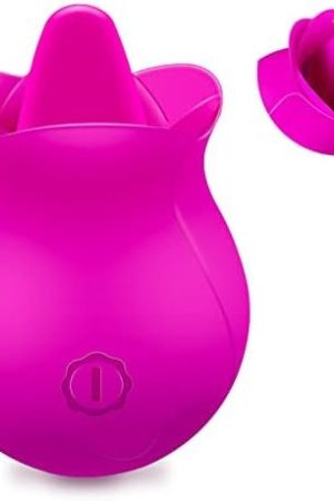 Clitoral Licking Tongue Vibrator With 10 Strong Vibration Modes, Clit Mini Rose Vibrator For Nipples And Clitoris Quick Orgasm, Rechargeable & Waterproof Adult Sex Toy For Women And Couples