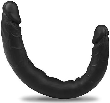 Double Side Dildo, Realistic Silicone Dong Sex Toy For Women (Small 11.81 Inch)