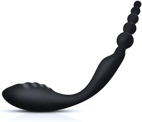 Silicone Anal Beads,Anal Toys,Dicephalous Anal Plug,Anal Sex Toys For Men,Women And Beginners,Sex Toy For Vagina,Long Butt Plug,Anal Training For Anal Trainer,Anal Bead For Couples,G Spot Beads Toy