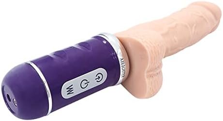 Realistic Thrusting Dildo For Women Men - 9.5 Inch Big Lifelike Silicone Dildo With Vibrating, Heating, And Induction Stretch Functions For G Spot, Anal, And Backdoor Play