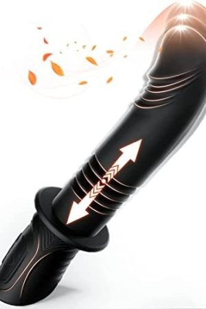G Spot Vibrator Dildo - Soft Silicone Rose Sex Toys With 10 Powerful Vibration & 3 Thrusting Modes Personal Massagers For Clitoral Stimulation, Adult Sex Toys For Women Mens Pleasure