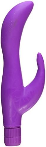 Trinity Vibes Slim Silicone Rabbit Vibe, Purple
