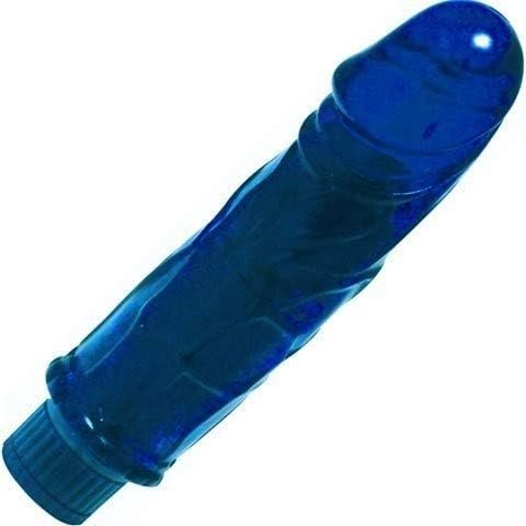 Vibrating Waterproof Jelly Cock Vibe, 6 Inch, Romantic Pink - Image 2
