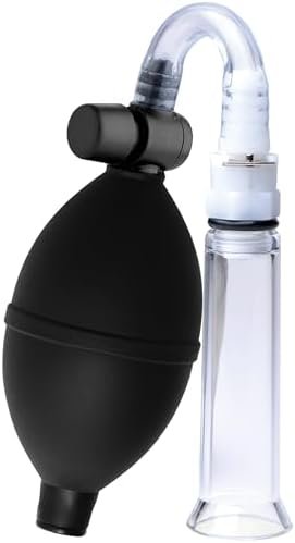 Size Matters Unisex Clitoral Pumping System With Detachable Acrylic Cylinder, Black (Ae749)
