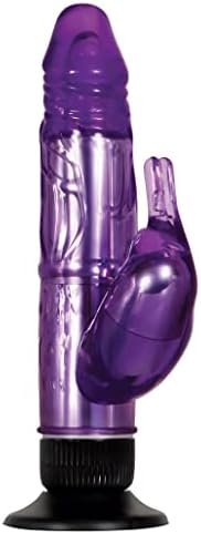 Adam & Eve - Eve'S Hands Free Shower Waterproof Bunny - Powerful Suction-Cup - Rabbit Clitoral Stimulator -Vibrator - Purple