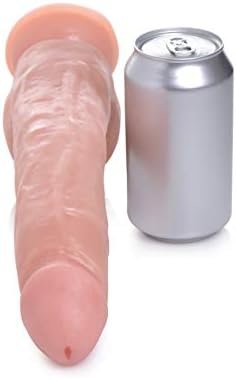 Lynx 10 Inch Dildo With Balls - Light - Image 2